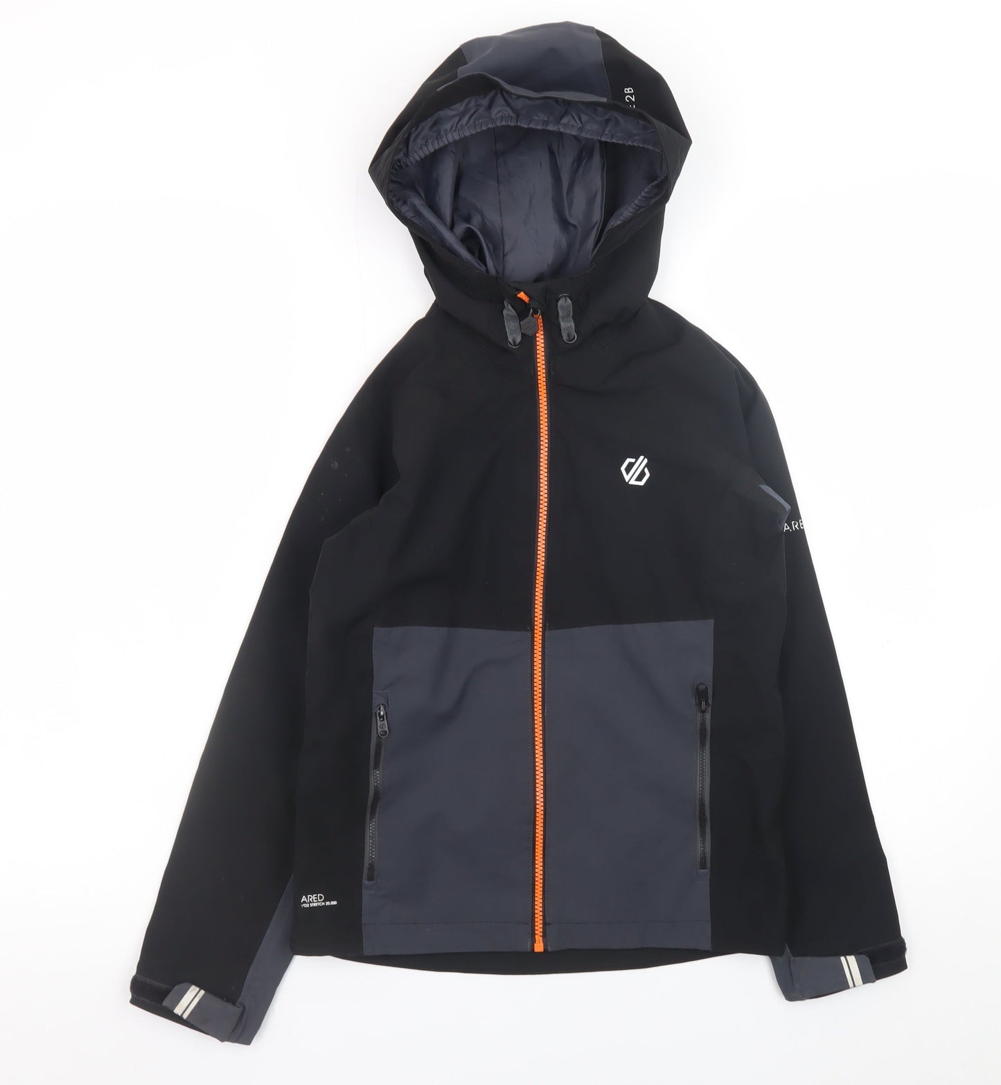 Dare 2b Boys Black Softshell Hooded Waterproof Jacket 9-10 Years