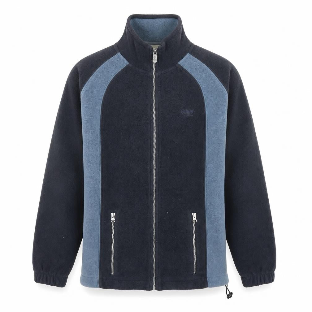Cotton Traders Men's Blue Fleece Full Zip Jacket Size S