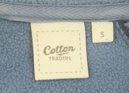 Cotton Traders Men's Blue Fleece Full Zip Jacket Size S