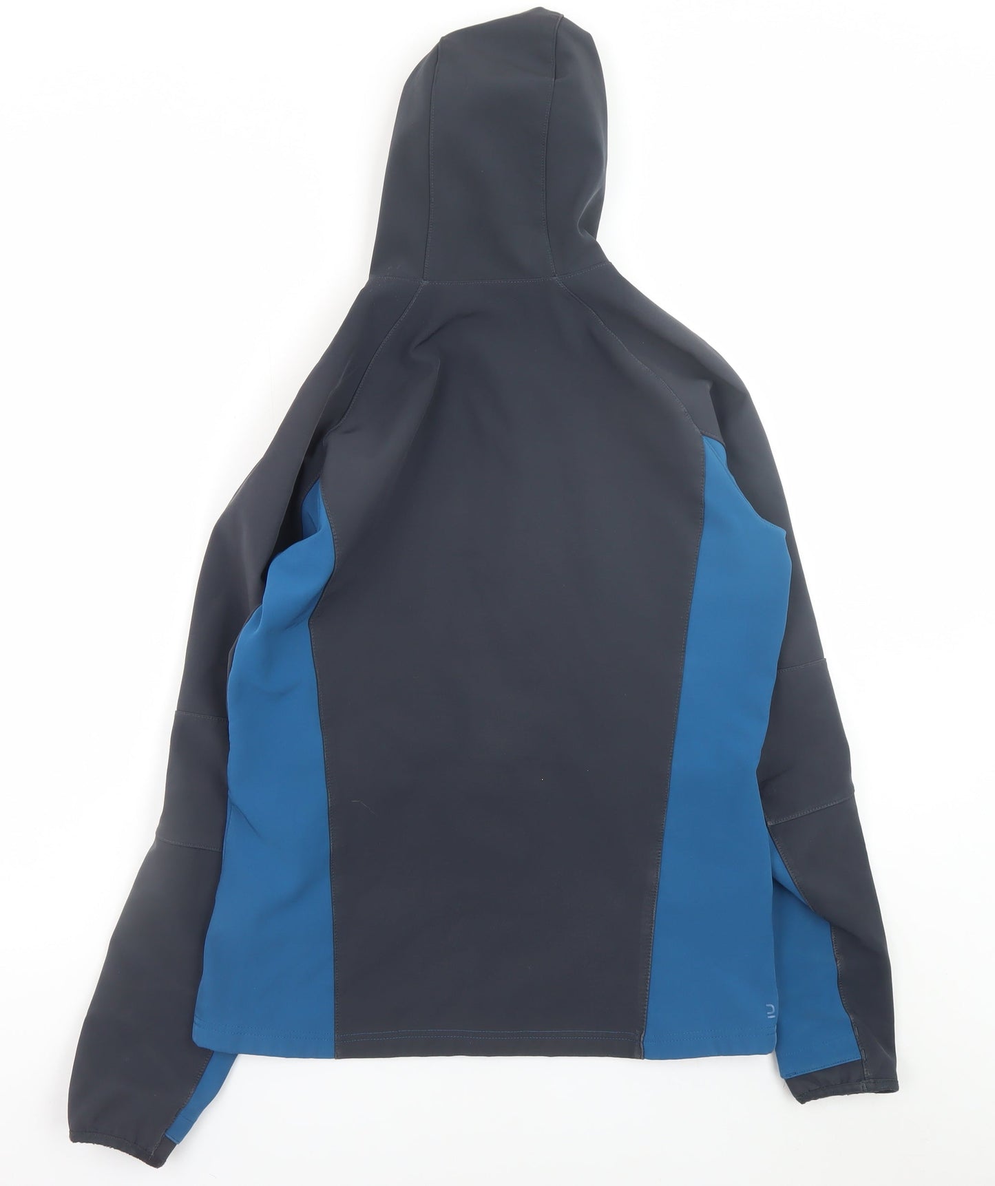 Quechua Boys Blue Softshell Hooded Outdoor Jacket 14-15 Years Windproof