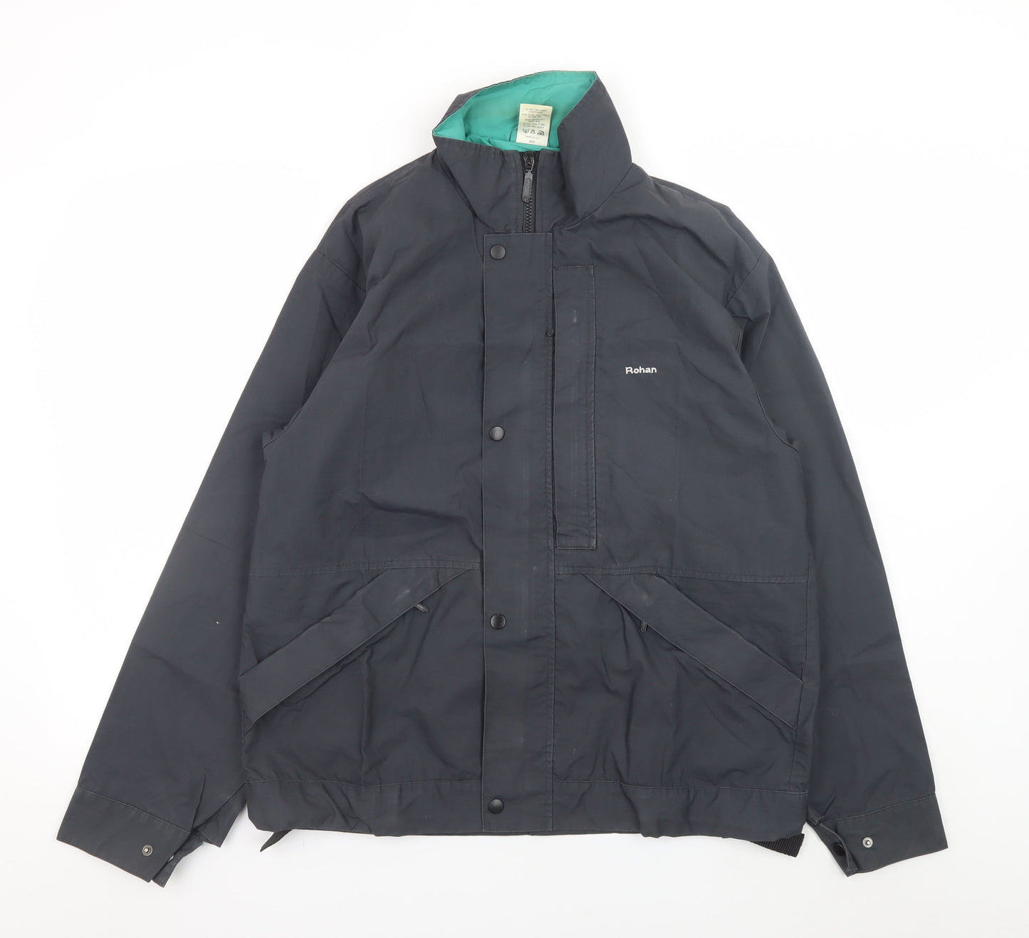 Rohan Men’s Black Avari Outdoor Jacket M 38in Water Resistant Lined