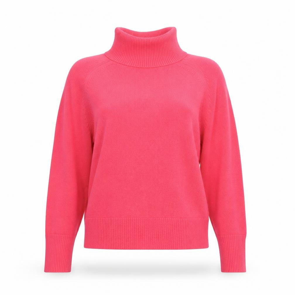 Marks & Spencer Women Pink Roll Neck Pullover Jumper XS