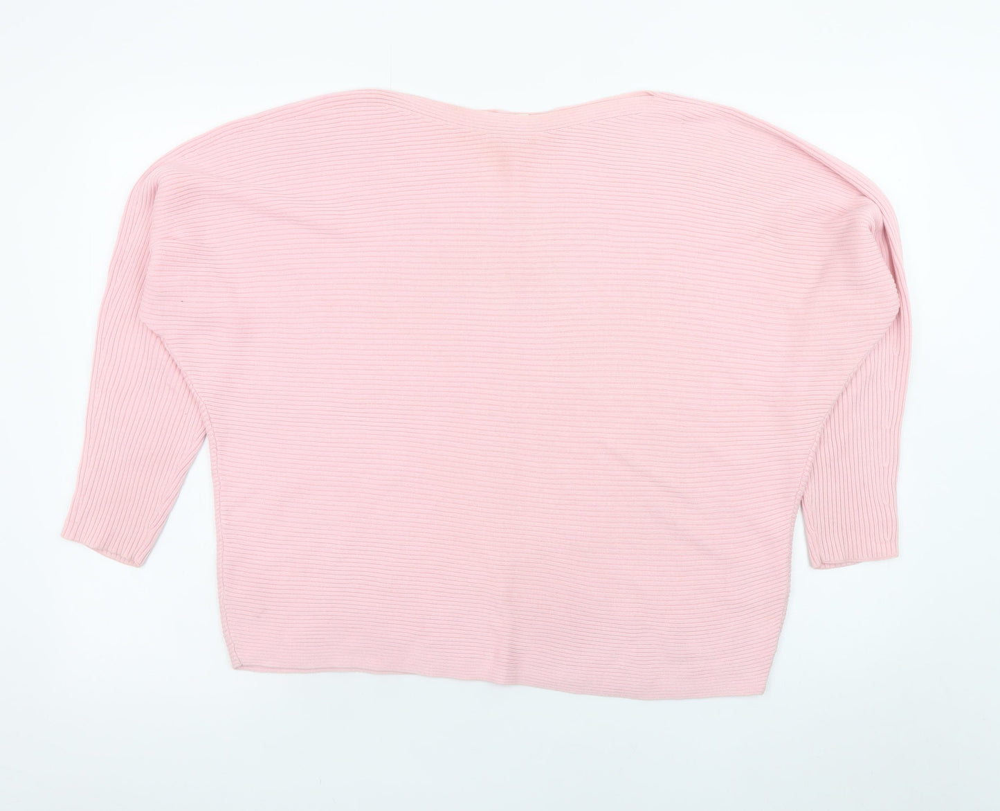 Lace Label Womens Pink XS Relaxed Knit Pullover Jumper