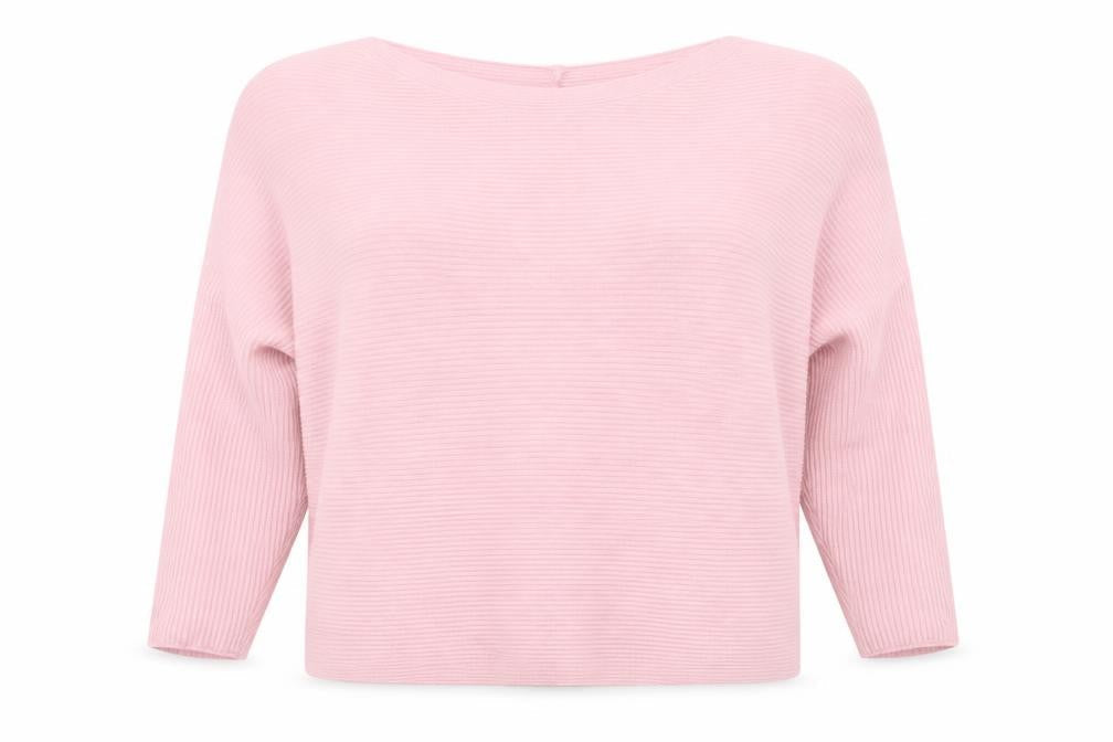 Lace Label Womens Pink XS Relaxed Knit Pullover Jumper