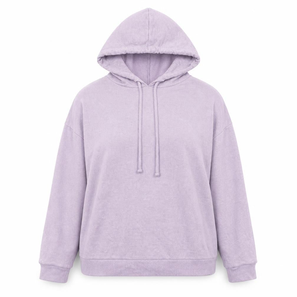 Marks & Spencer Womens Lilac Pullover Hoodie Size 8 Viscose Blend