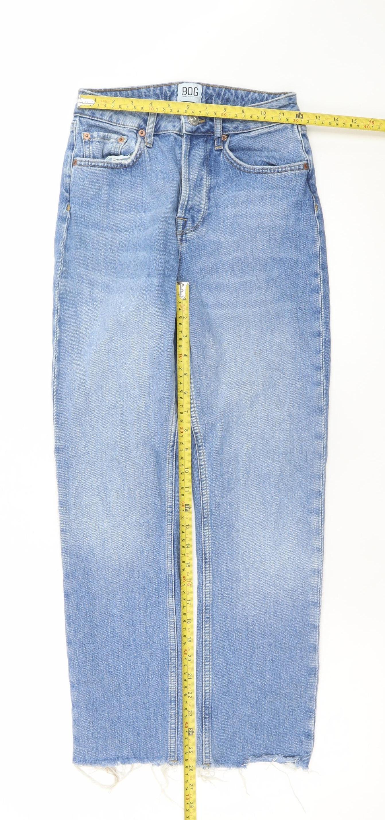 BDG Urban Outfitters Womens Blue Dillon Straight Jeans W26 L32