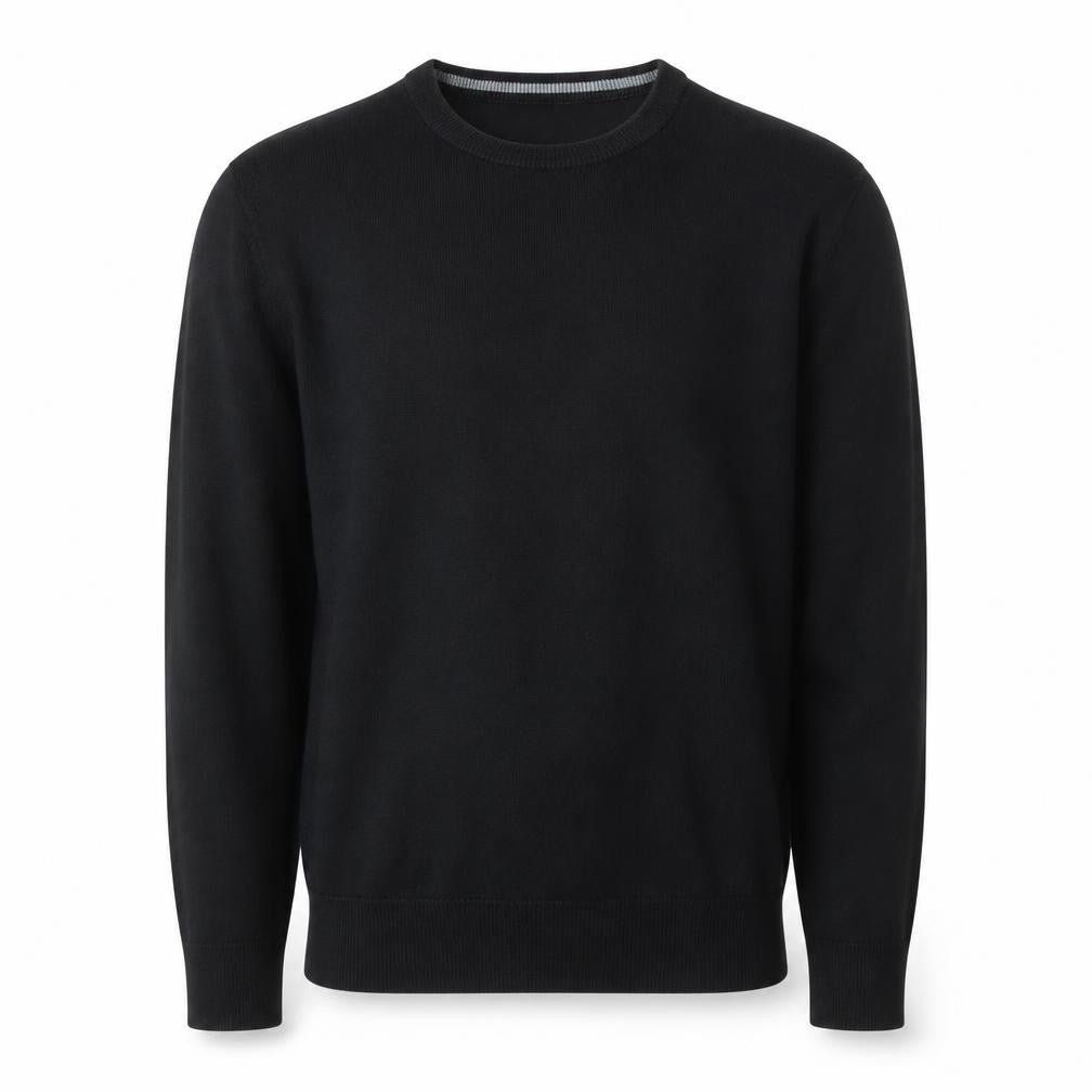 DKNY Jeans Men’s Black XL Cotton Crew Neck Pullover Jumper