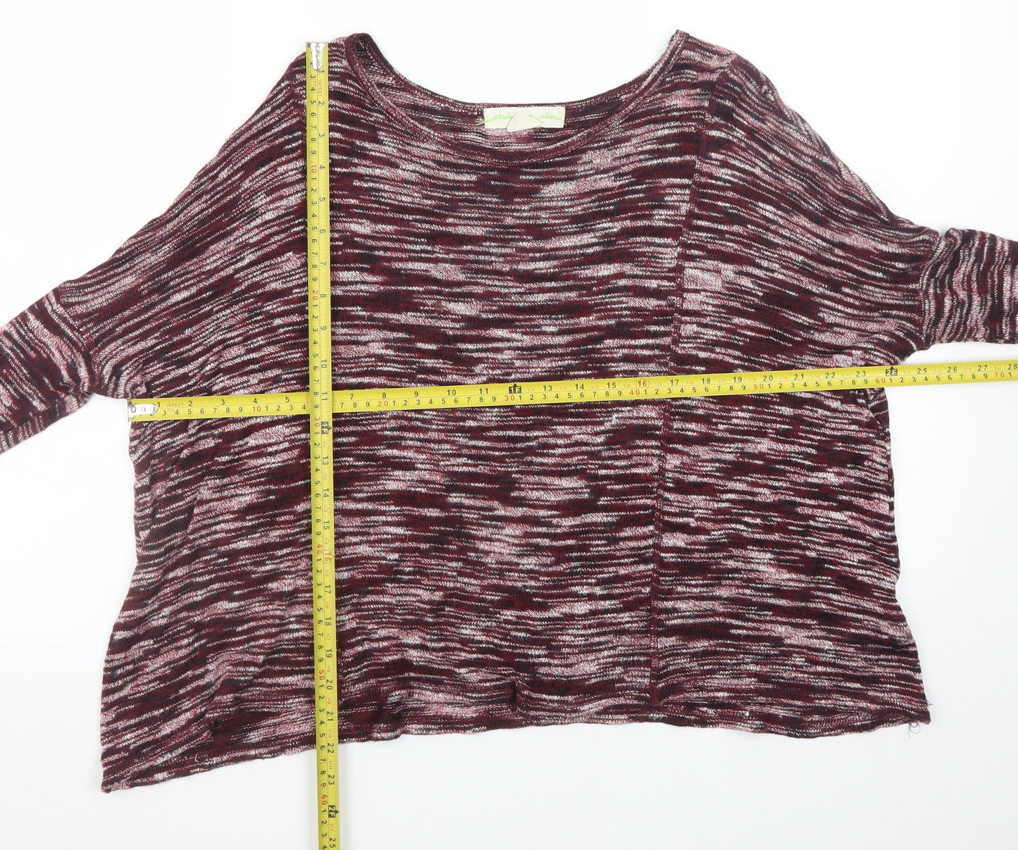 Staring at Stars Women's Red Knit Relaxed Jumper Size S