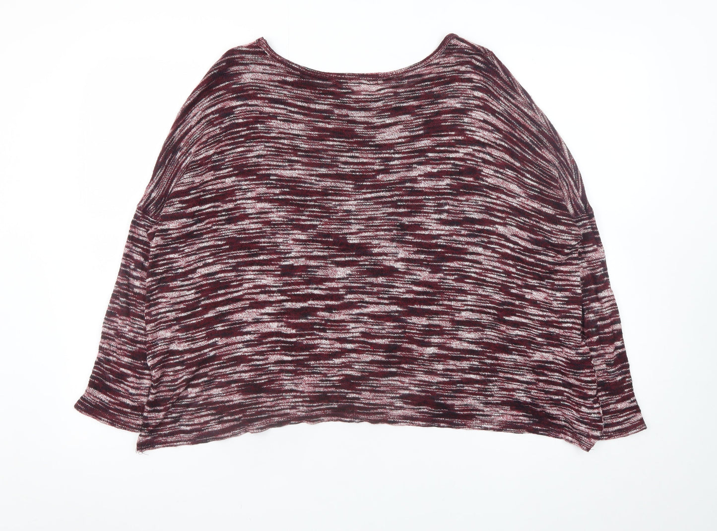 Staring at Stars Women's Red Knit Relaxed Jumper Size S