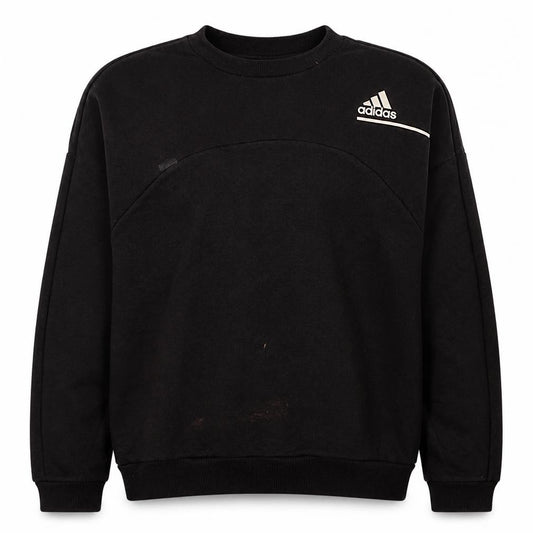 Adidas Men's Black Crew Neck Pullover Sweatshirt Size L