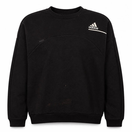 Adidas Men's Black Crew Neck Pullover Sweatshirt Size L