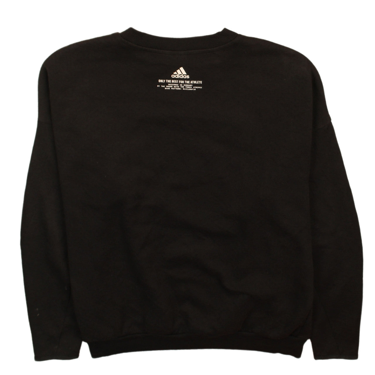 Adidas Men's Black Crew Neck Pullover Sweatshirt Size L