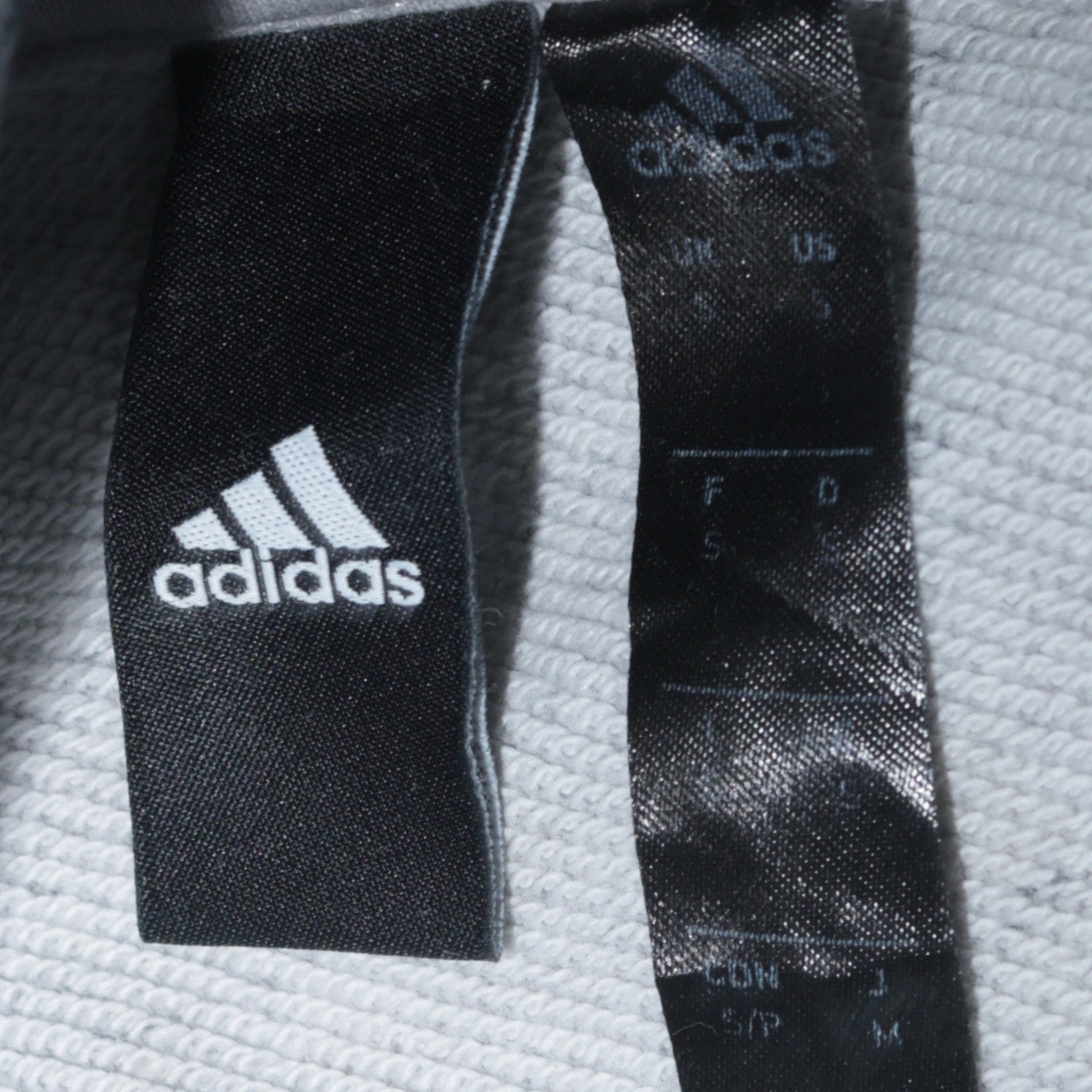 Adidas Men's Grey Pullover Hoodie Size S with Logo Design