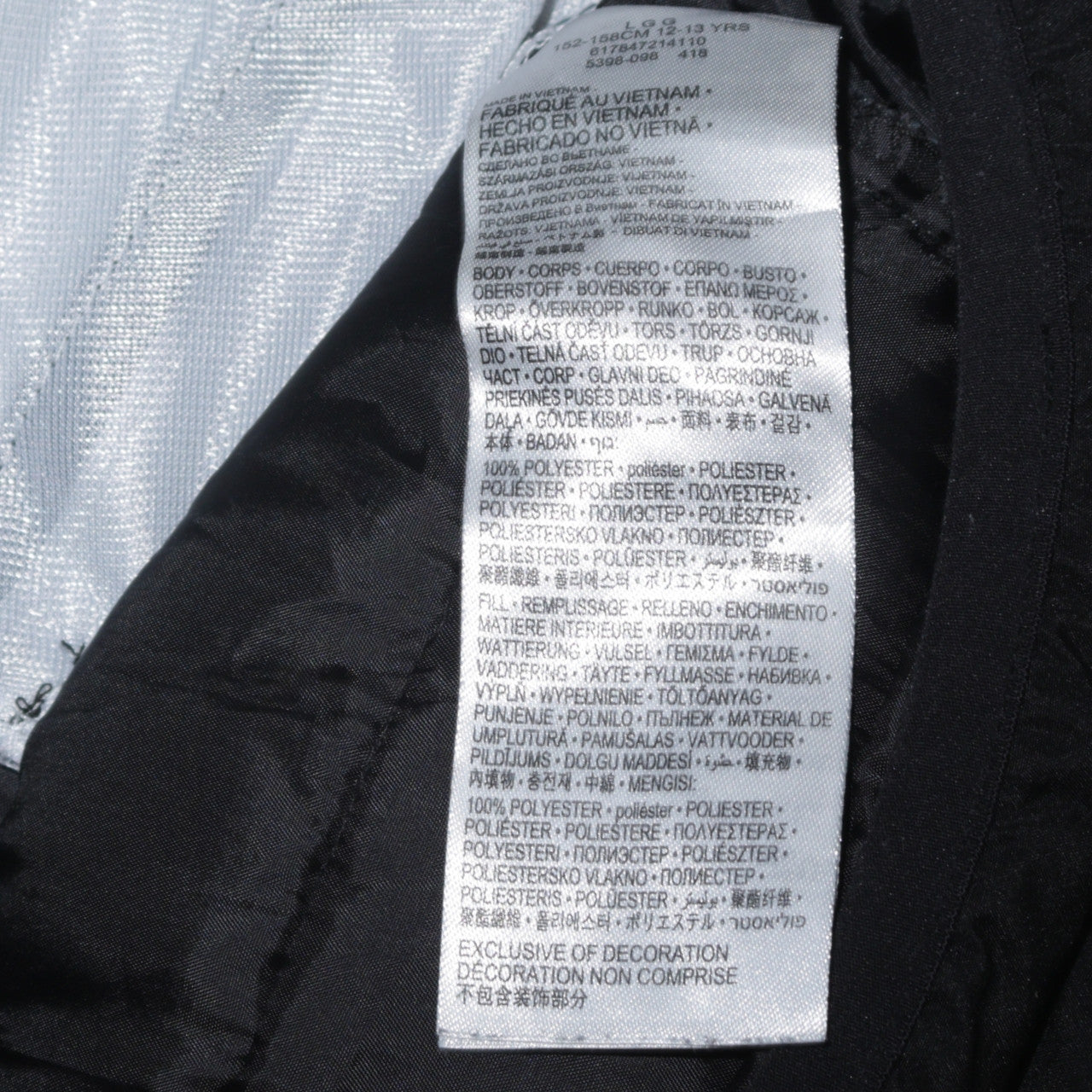Jordan Boys Black Hooded Therma-Fit Puffer Jacket 12-13 Years