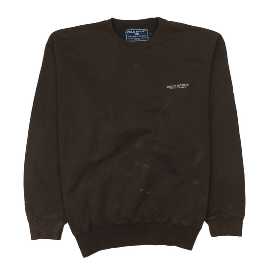 Polo Sport Ralph Lauren Men’s Brown XL Crew Neck Sweatshirt Vintage