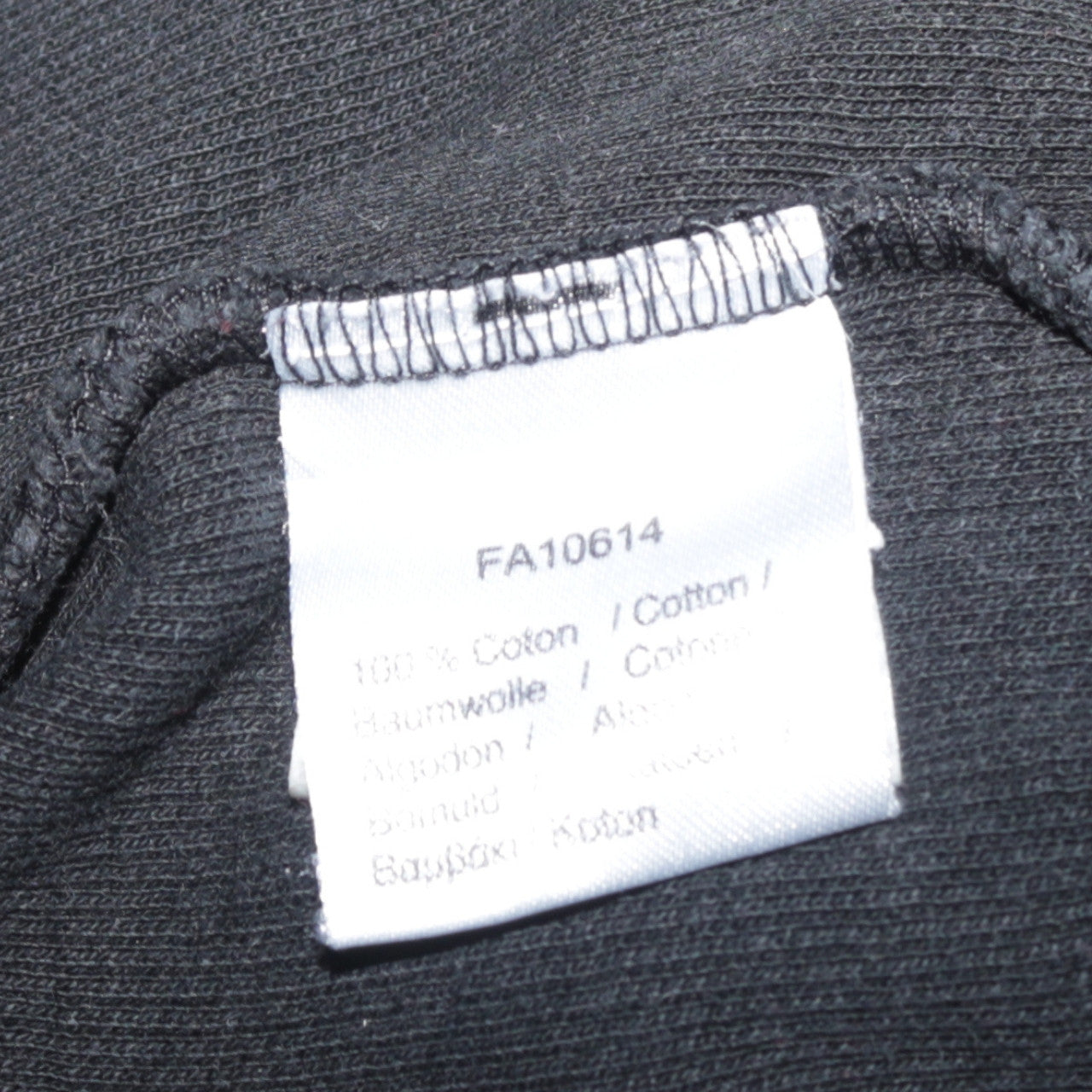 Lacoste Men's Black Cotton 1/4 Zip Sweatshirt Size M