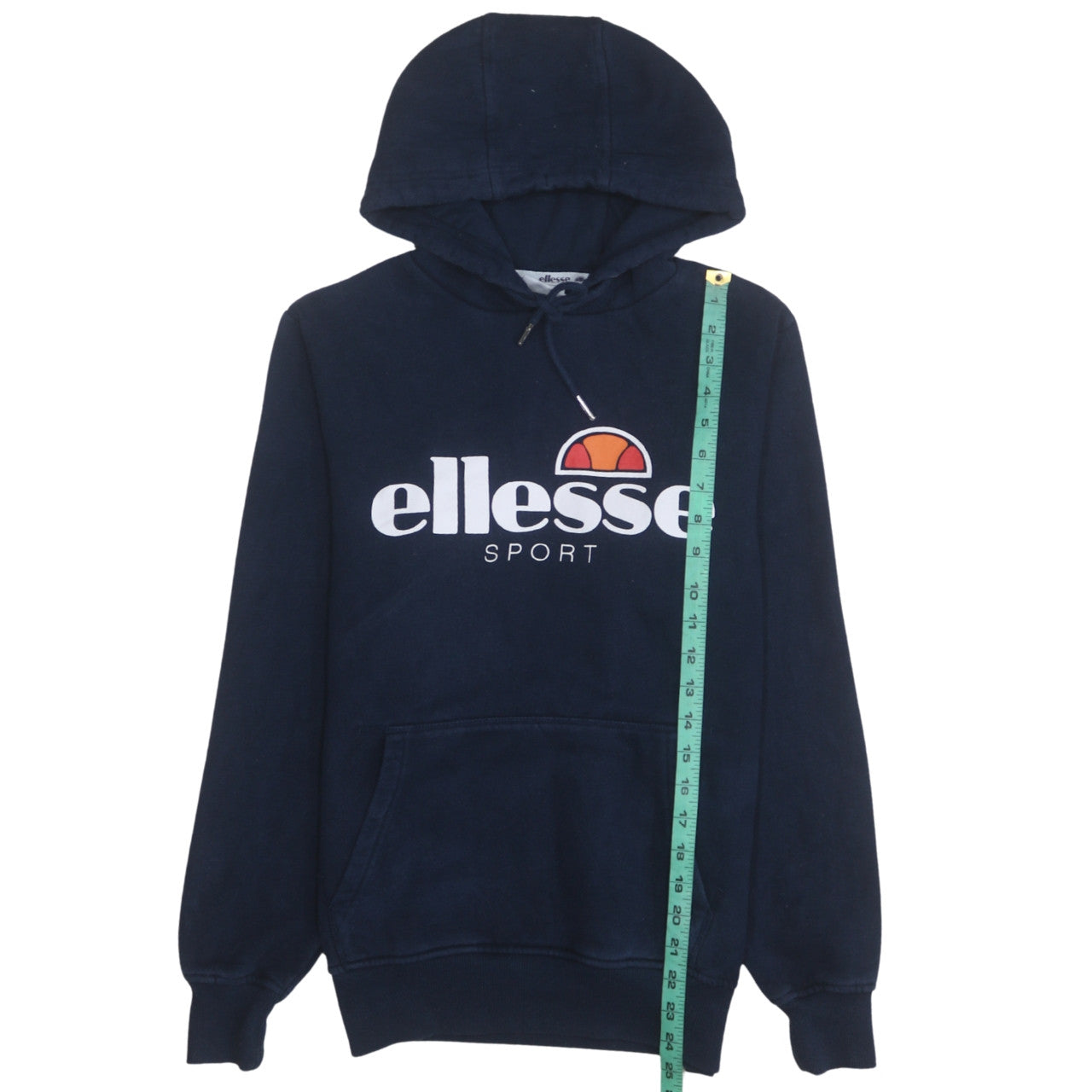 Ellesse Women Navy Blue Pullover Hoodie Hooded Sweatshirt Size 10