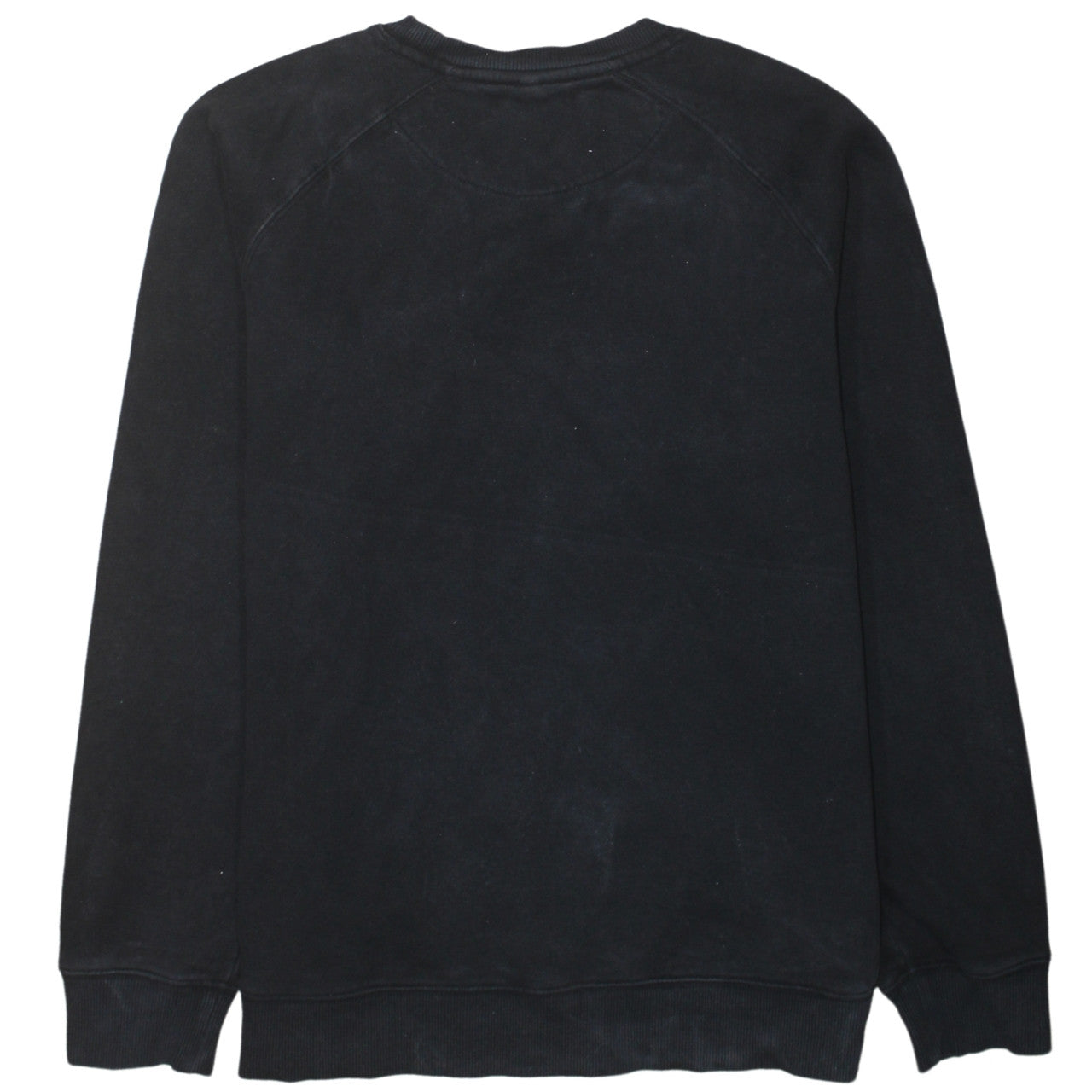 Fila Mens Black Pullover Sweatshirt L Logo Crew Neck Sportswear