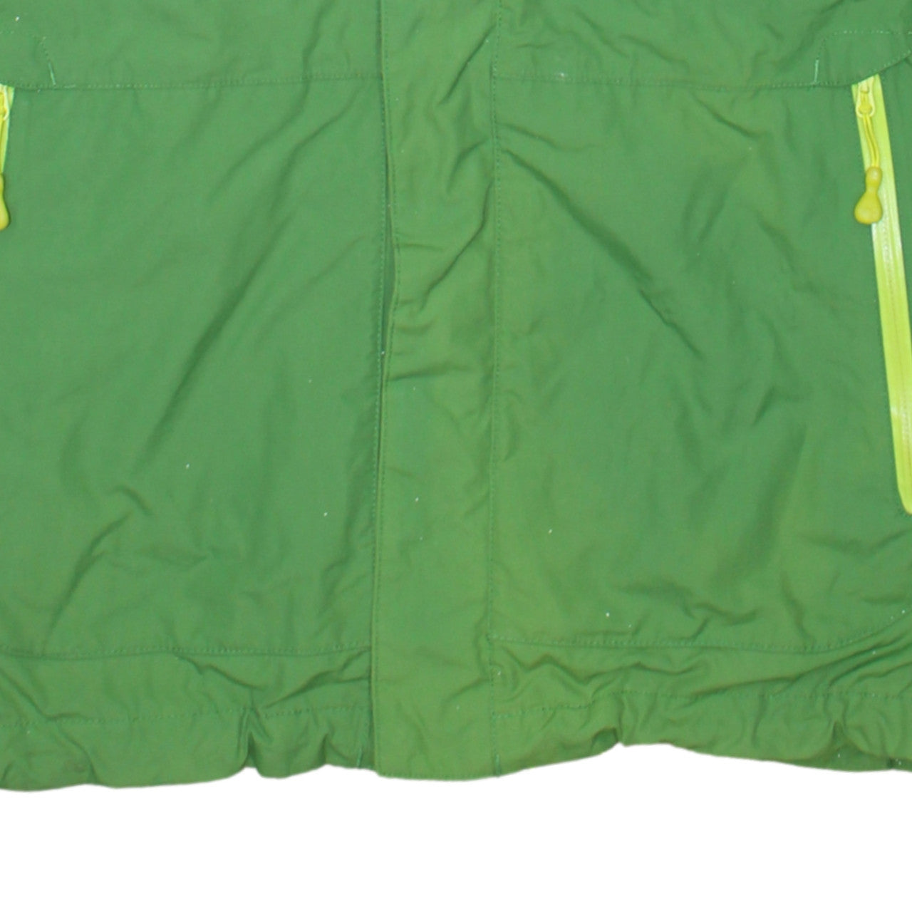 Jack Wolfskin Men’s Green Waterproof Hooded Rain Jacket Size S