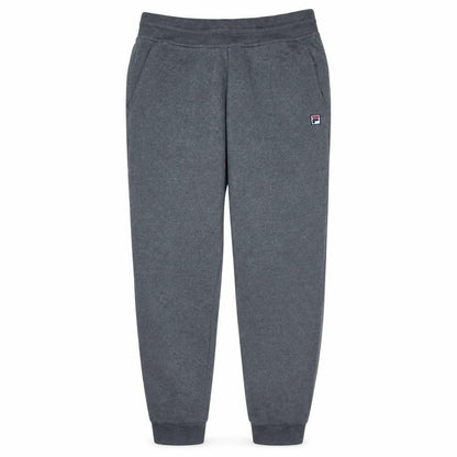 Front view of Fila Men's Grey Jogger Sweatpants M Regular Fit Elastic Waist