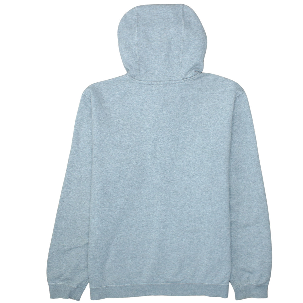 Nike Men's Grey Pullover Hoodie L Logo Fleece Casual Sportswear