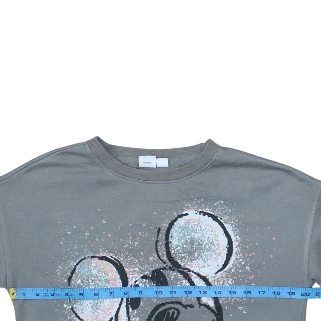 Disney Women's Grey Mickey Mouse XS Pullover Sweatshirt