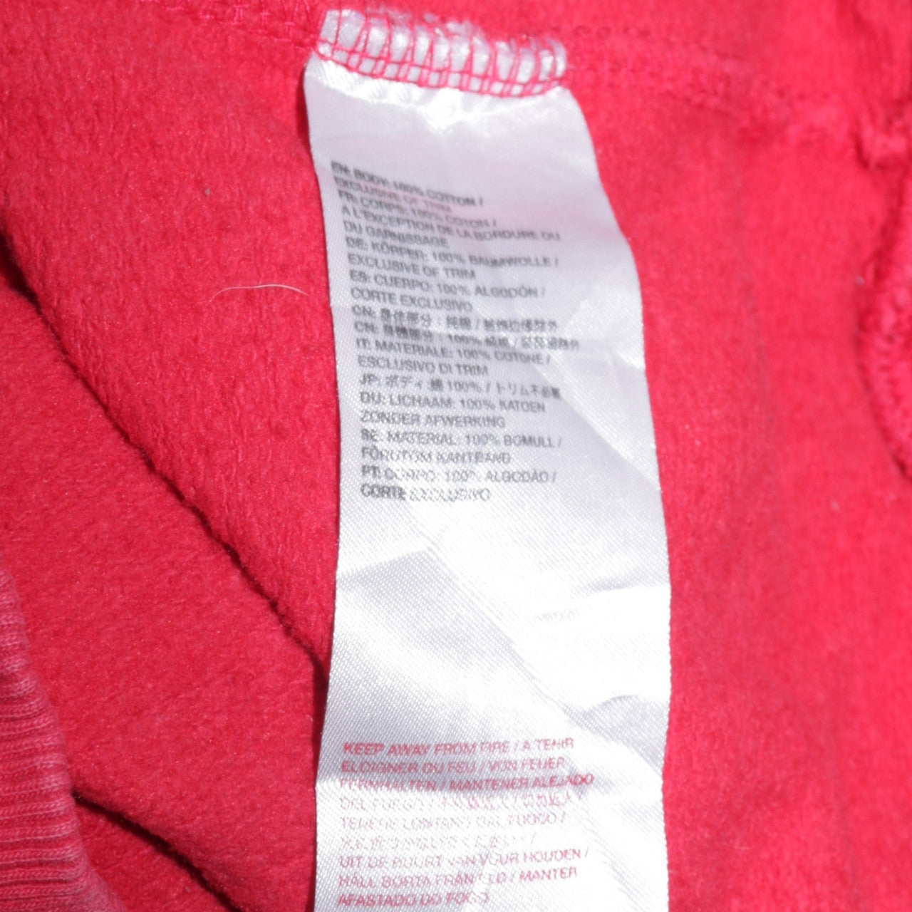 NFL Team Apparel Men's Red Chiefs Hoodie Pullover Size L
