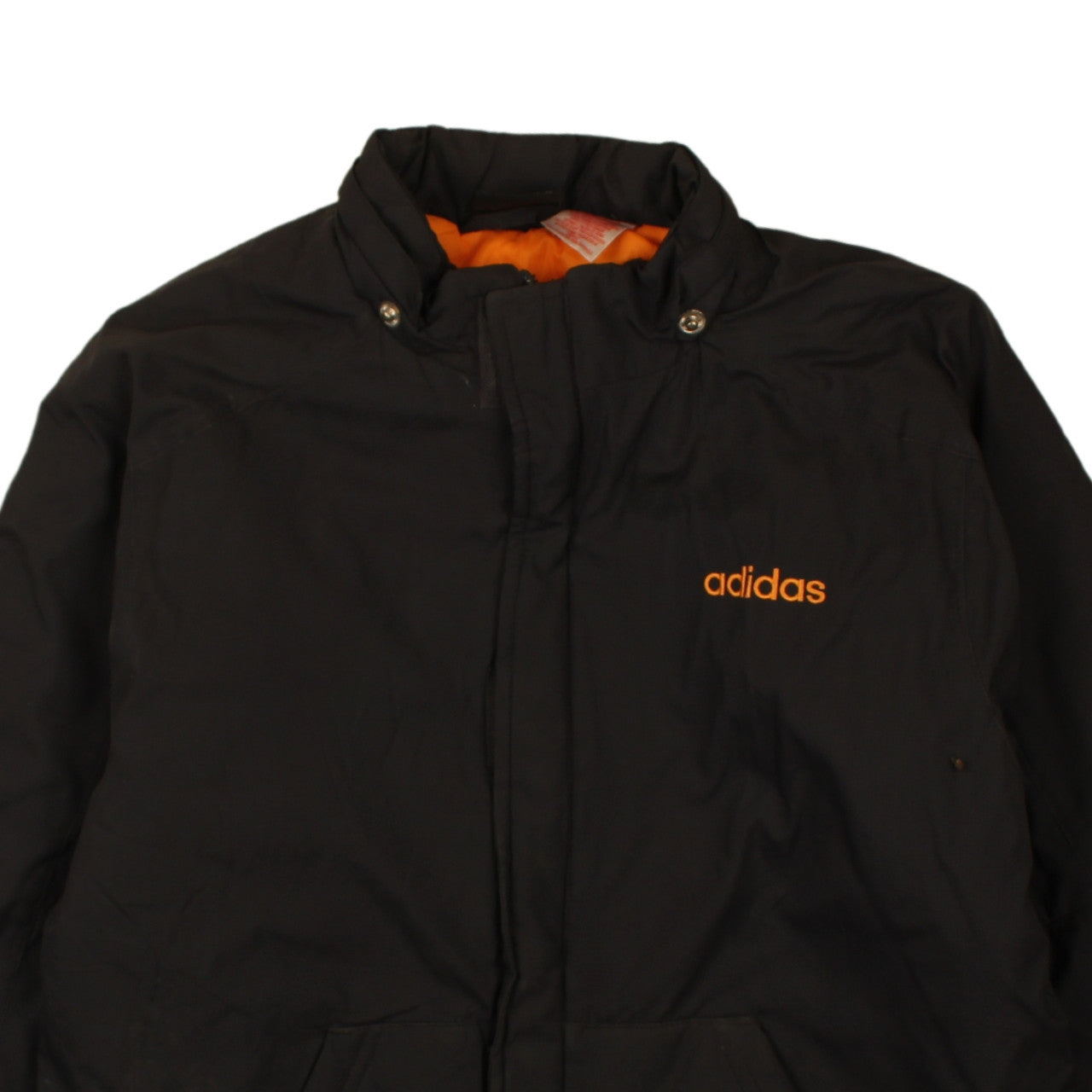 Adidas Boys Black Puffer Jacket 12 Years Hooded Winter Coat