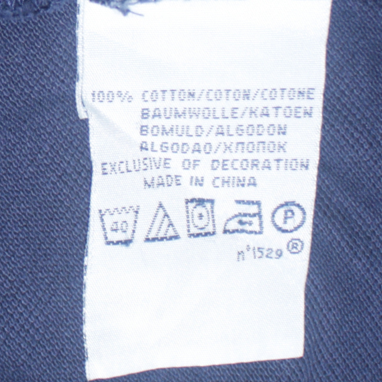 Tommy Hilfiger Men's Blue Slim Fit 2XL Long Sleeve Collared Polo Shirt