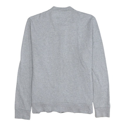 Nautica Mens Grey Cotton Full Zip Basic Jacket Size L