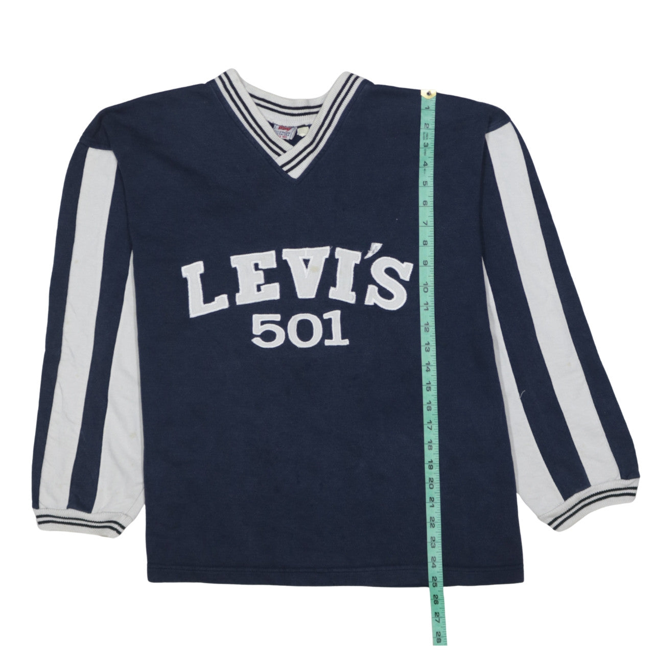Levi's Men's Blue 501 Pullover V-Neck Sweatshirt Size L