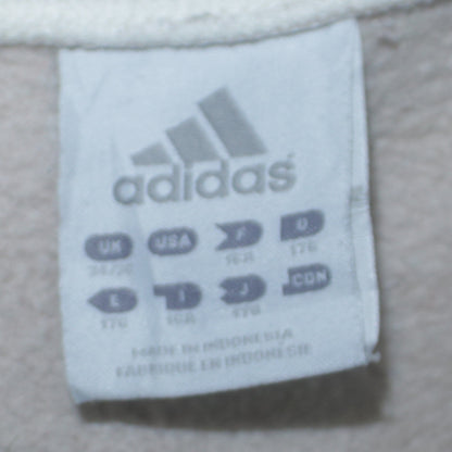 Additional view of Adidas boys’ beige v-neck pullover sweatshirt, size 176, long sleeve