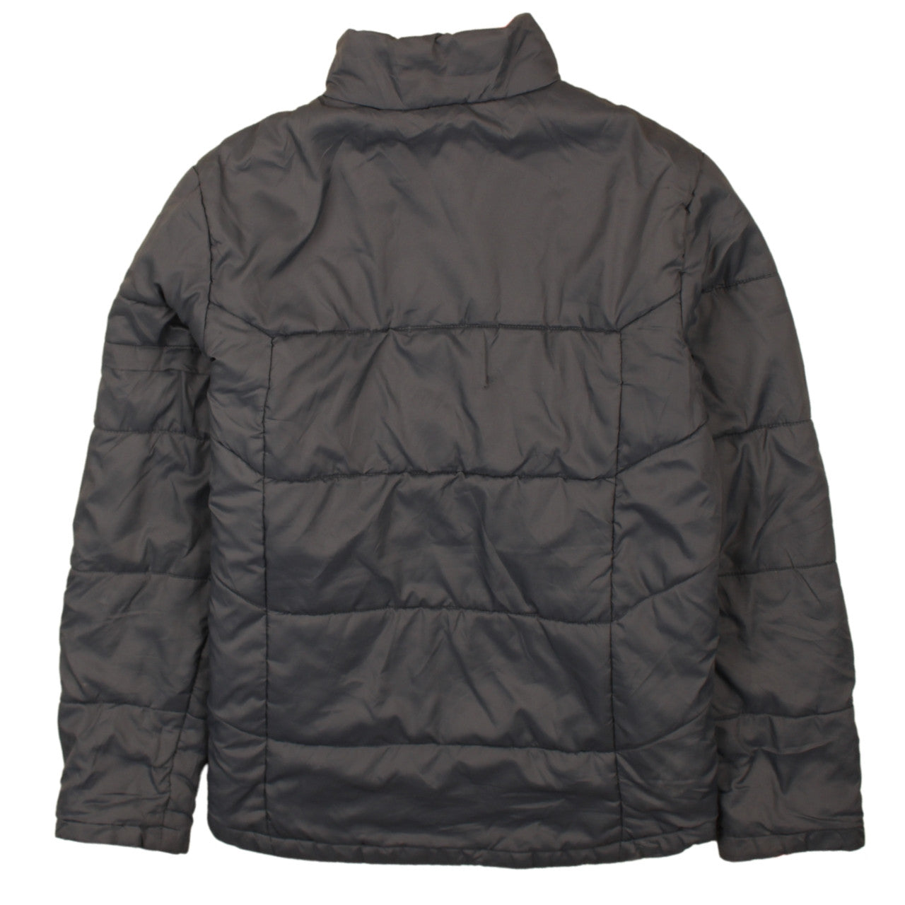 Puma Boys Grey Puffer Jacket 164 Winter Full Zip Quilted Coat