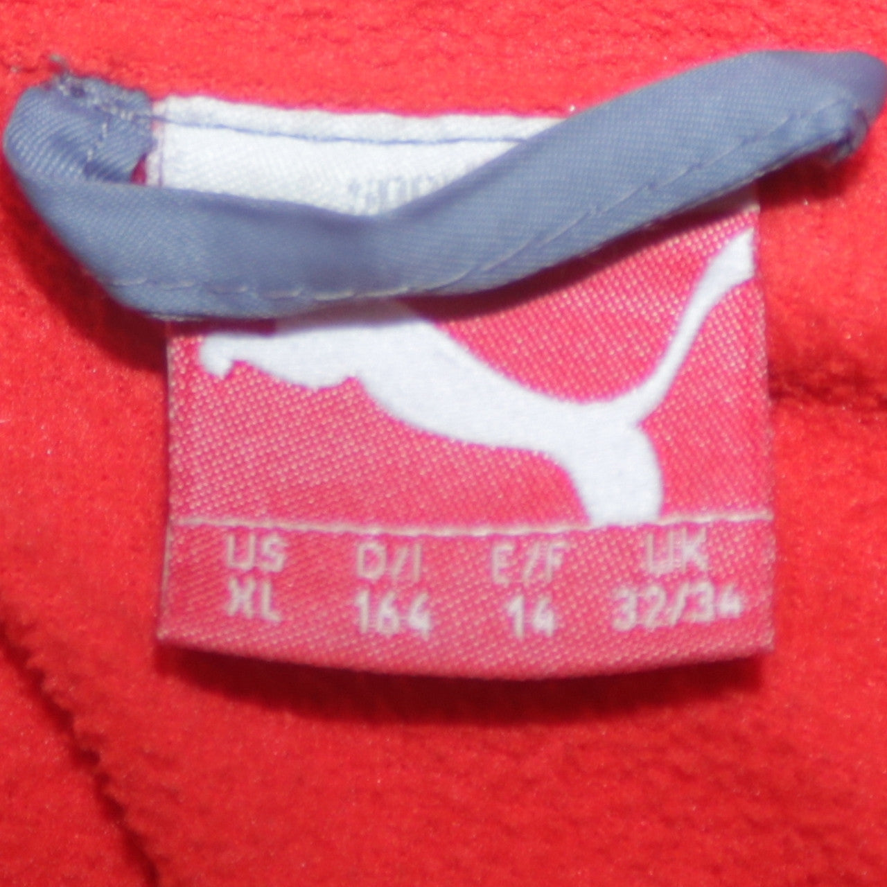 Puma Boys Grey Puffer Jacket 164 Winter Full Zip Quilted Coat