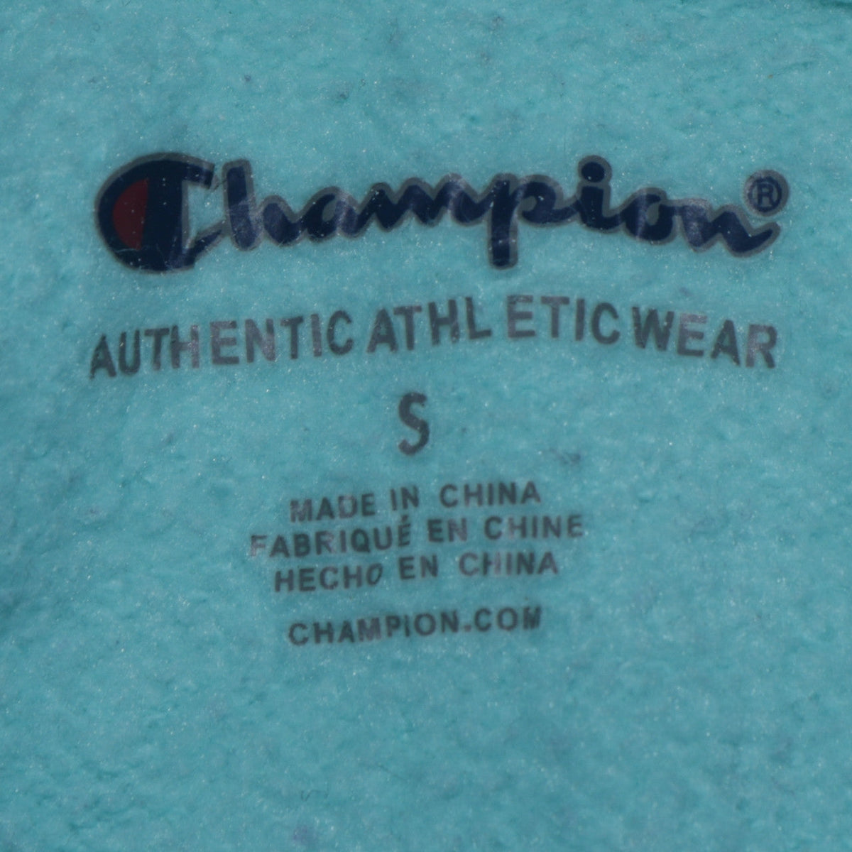 Champion Girls Aqua Blue Pullover Hoodie Small - Embroidered Logo, Fleece Lined