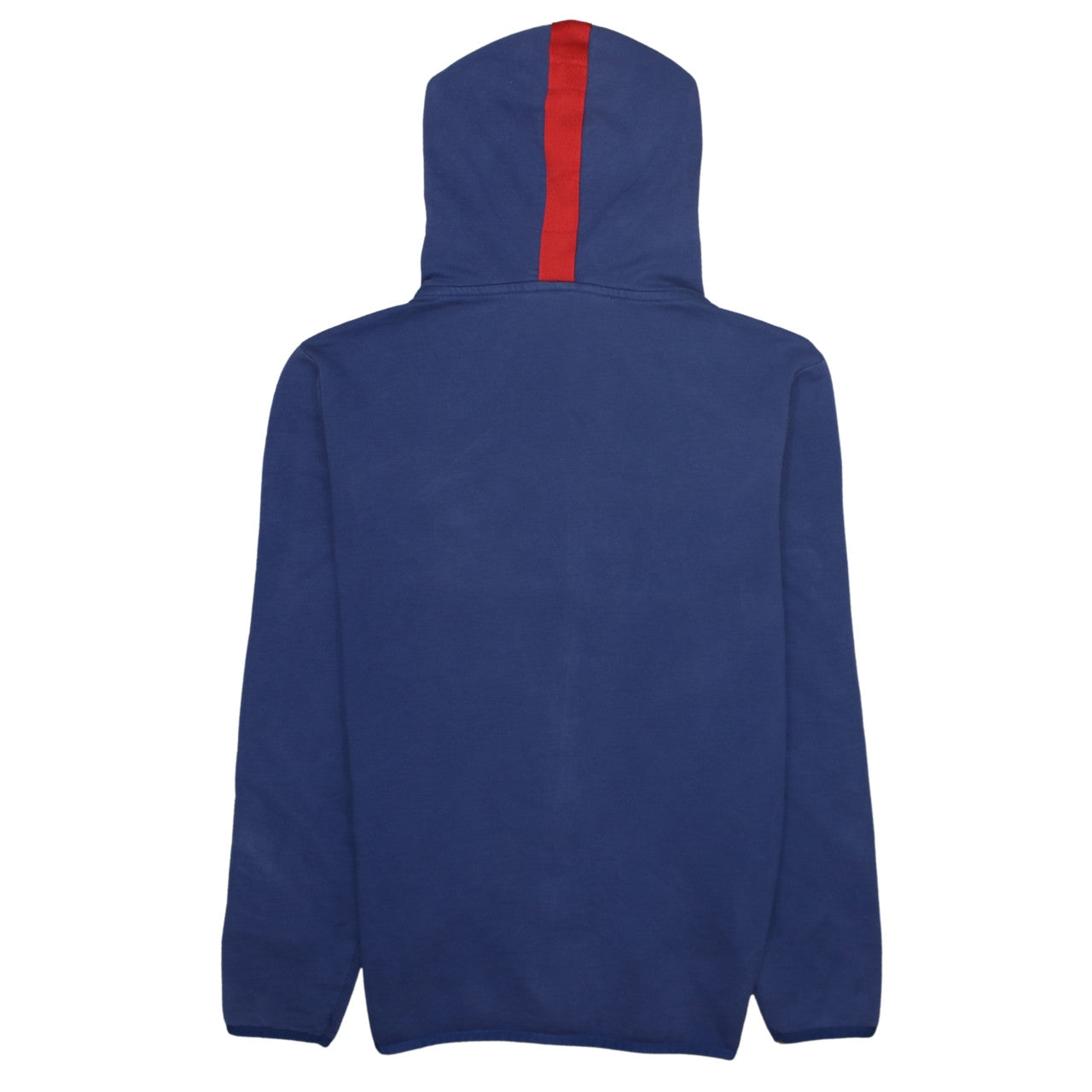 FC Barcelona Men's Blue XL Full Zip Hoodie with Logo
