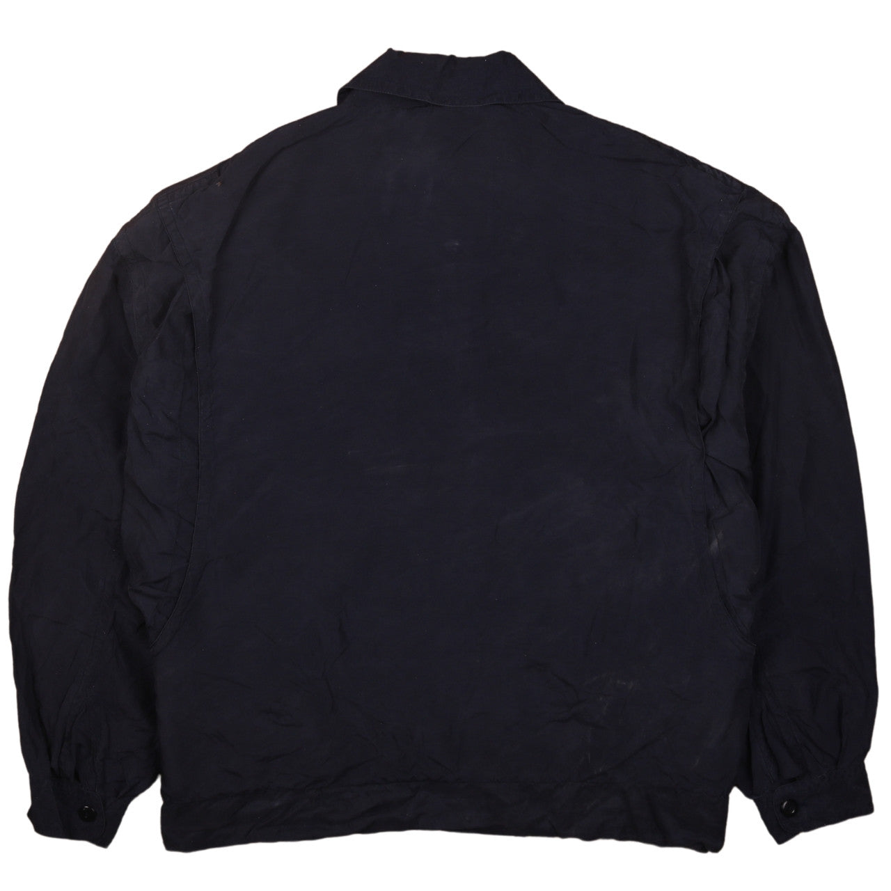 John Monroe Men's Blue Cotton Zip Basic Jacket M