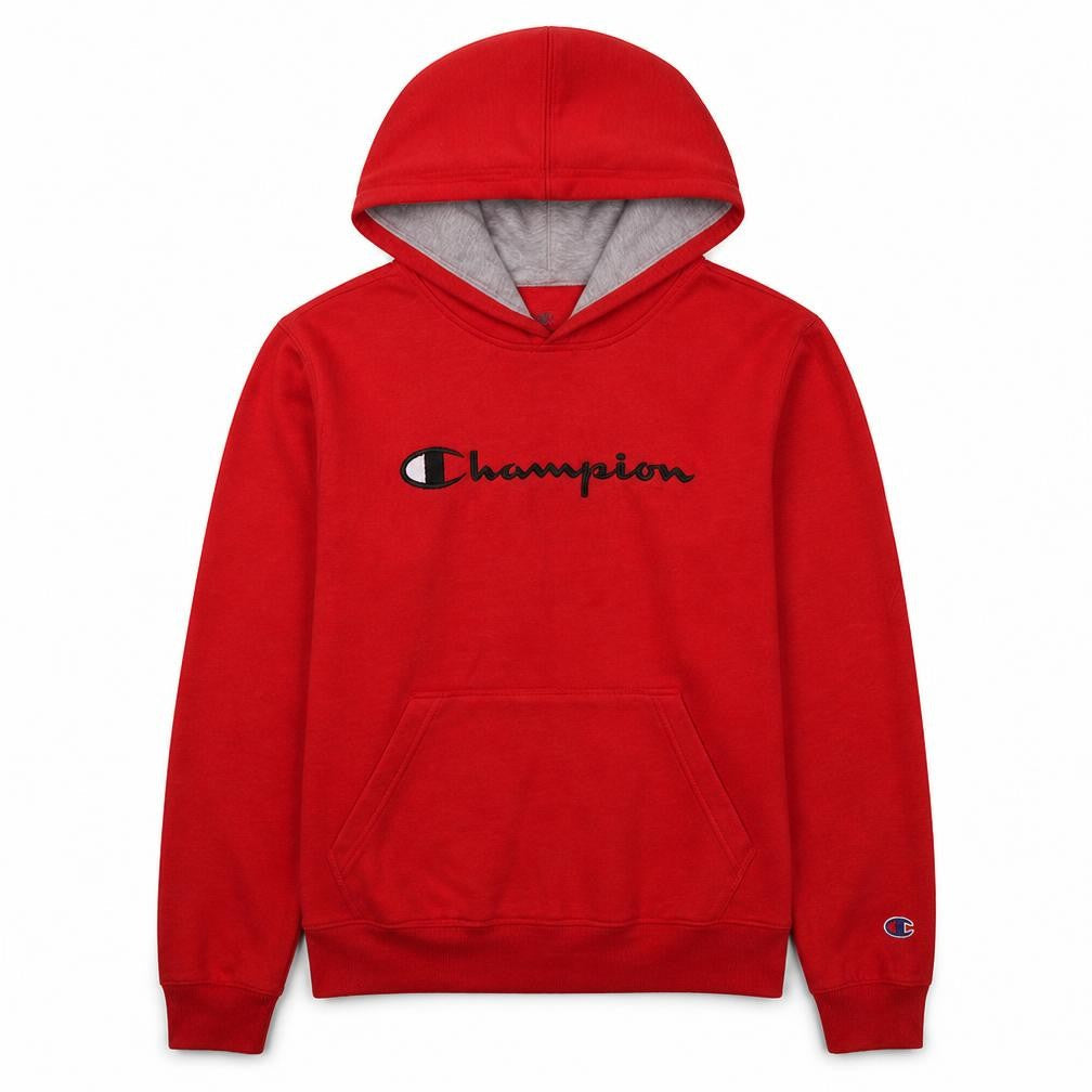 Champion Womens Red Pullover Hoodie XL Logo Authentic Athleticwear
