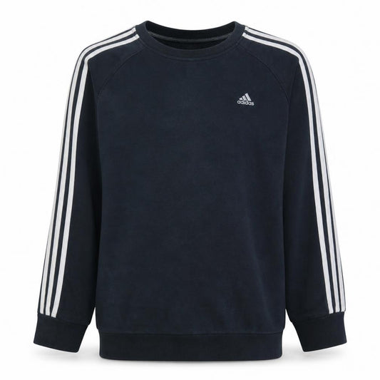 Adidas Mens Black Climalite Crew Neck Pullover Sweatshirt L