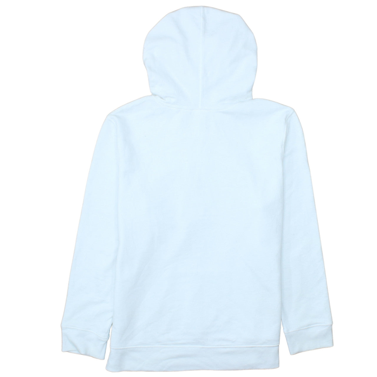 GAP Womens White L Pullover Hoodie Cotton Blend Logo Casual