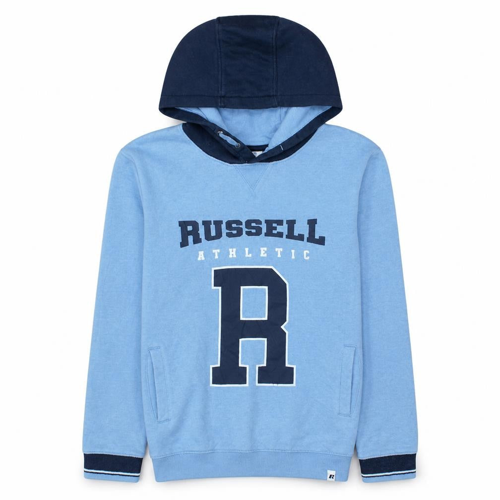 Russell Athletic Boys Blue Pullover Hoodie 12-13 Years Regular Fit
