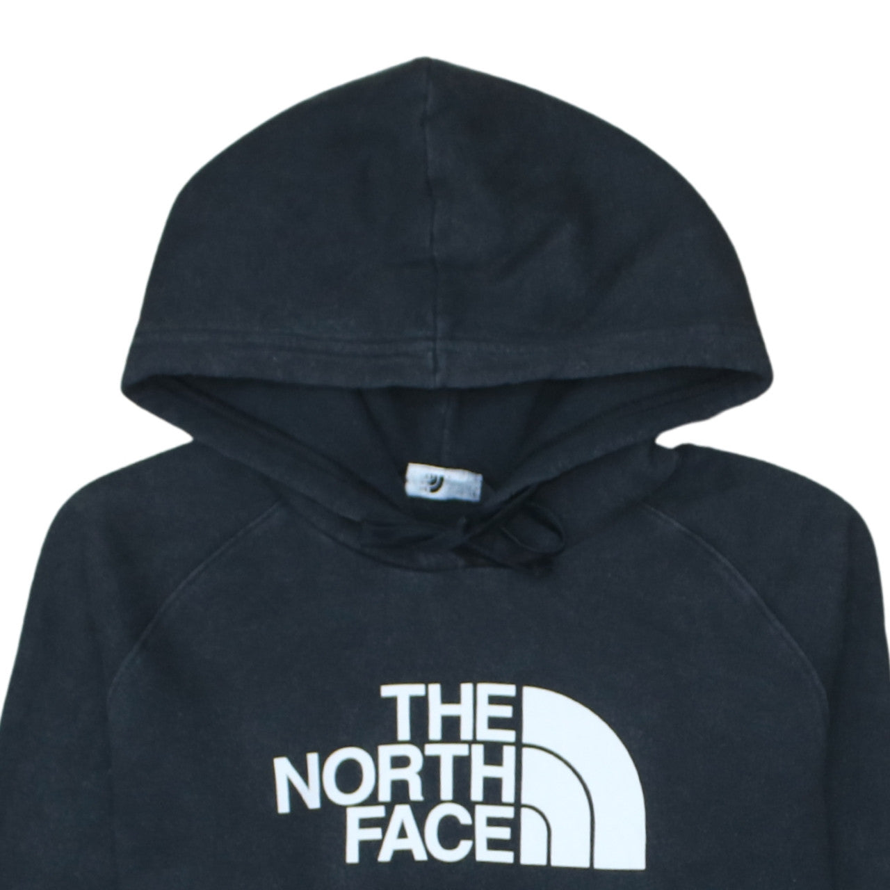 The North Face Womens Black Pullover Hoodie Size M Cotton Blend