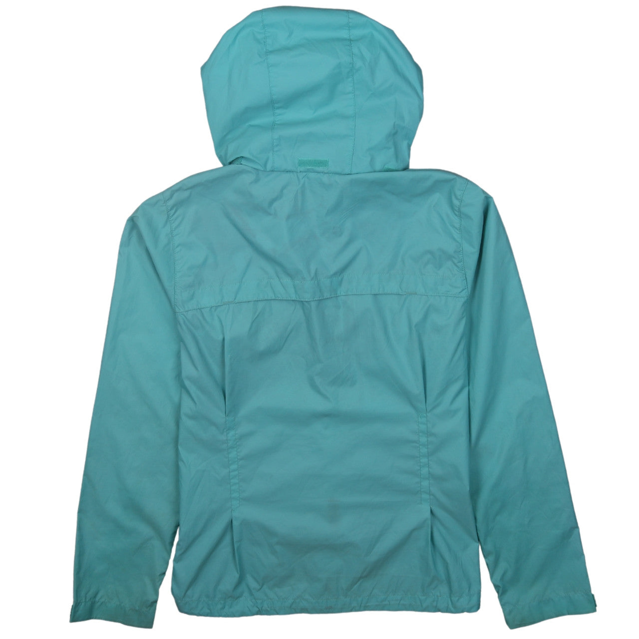 Columbia Women Blue Hooded Windbreaker Jacket M Lightweight Outdoor