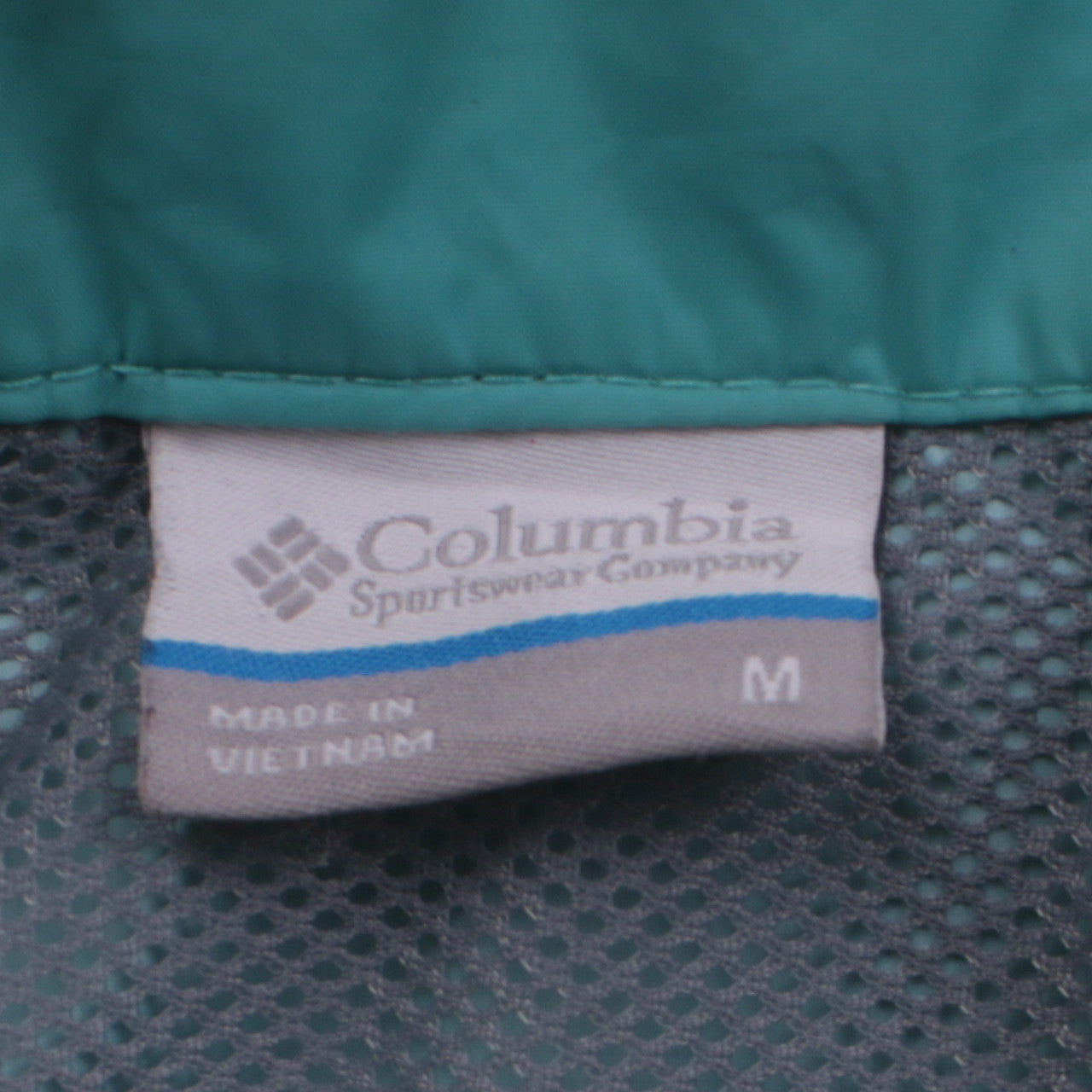 Columbia Women Blue Hooded Windbreaker Jacket M Lightweight Outdoor