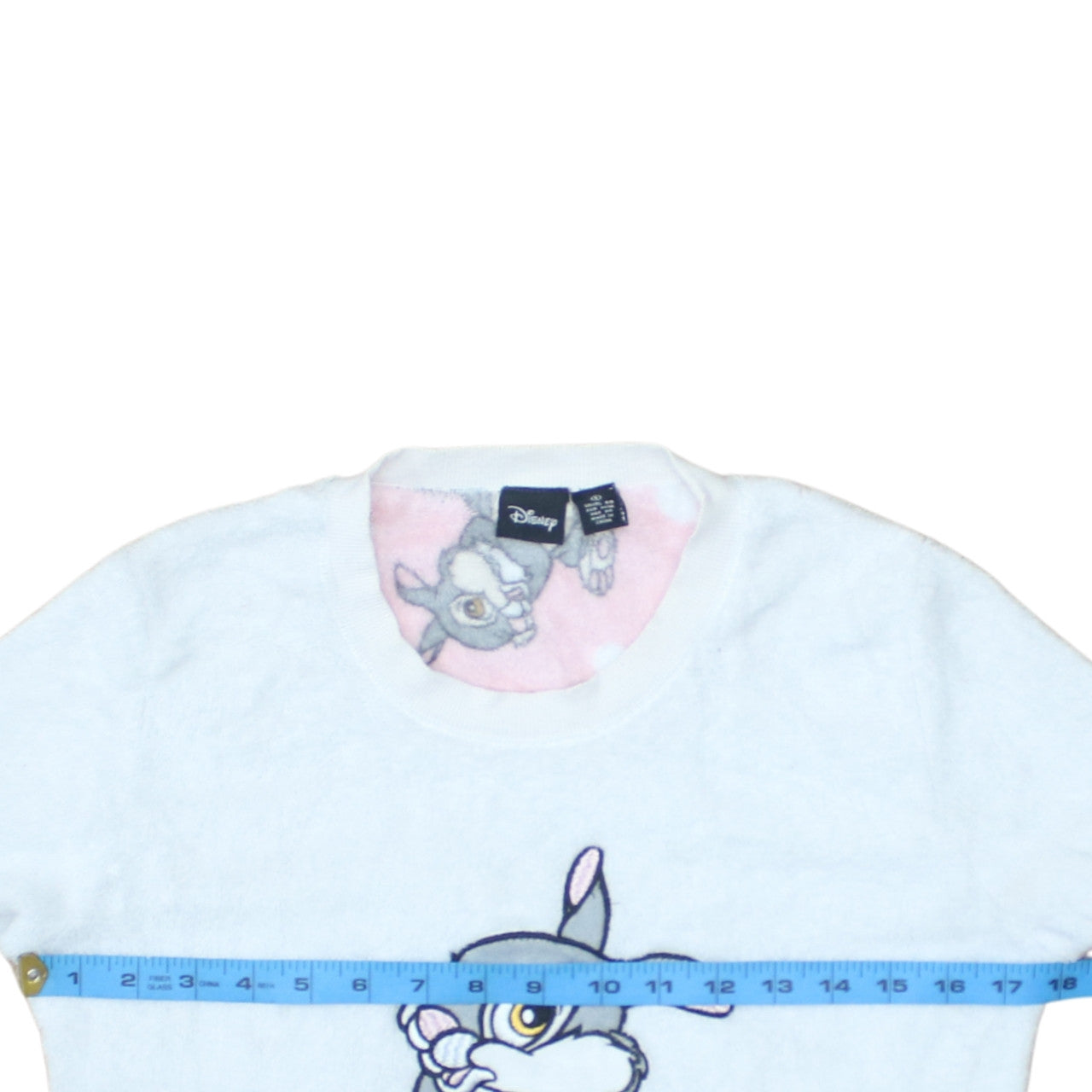 Disney Women White Thumper Fleece Pyjama Top S
