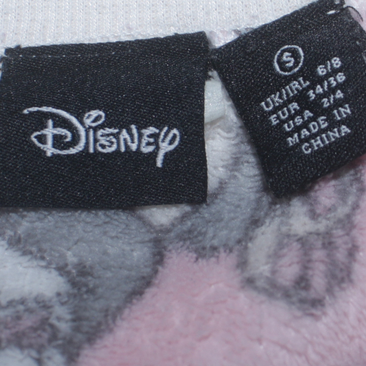 Disney Women White Thumper Fleece Pyjama Top S