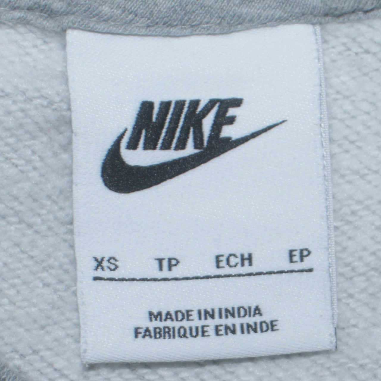 Nike Mens Grey XS Pullover Sweatshirt Crew Neck Fleece