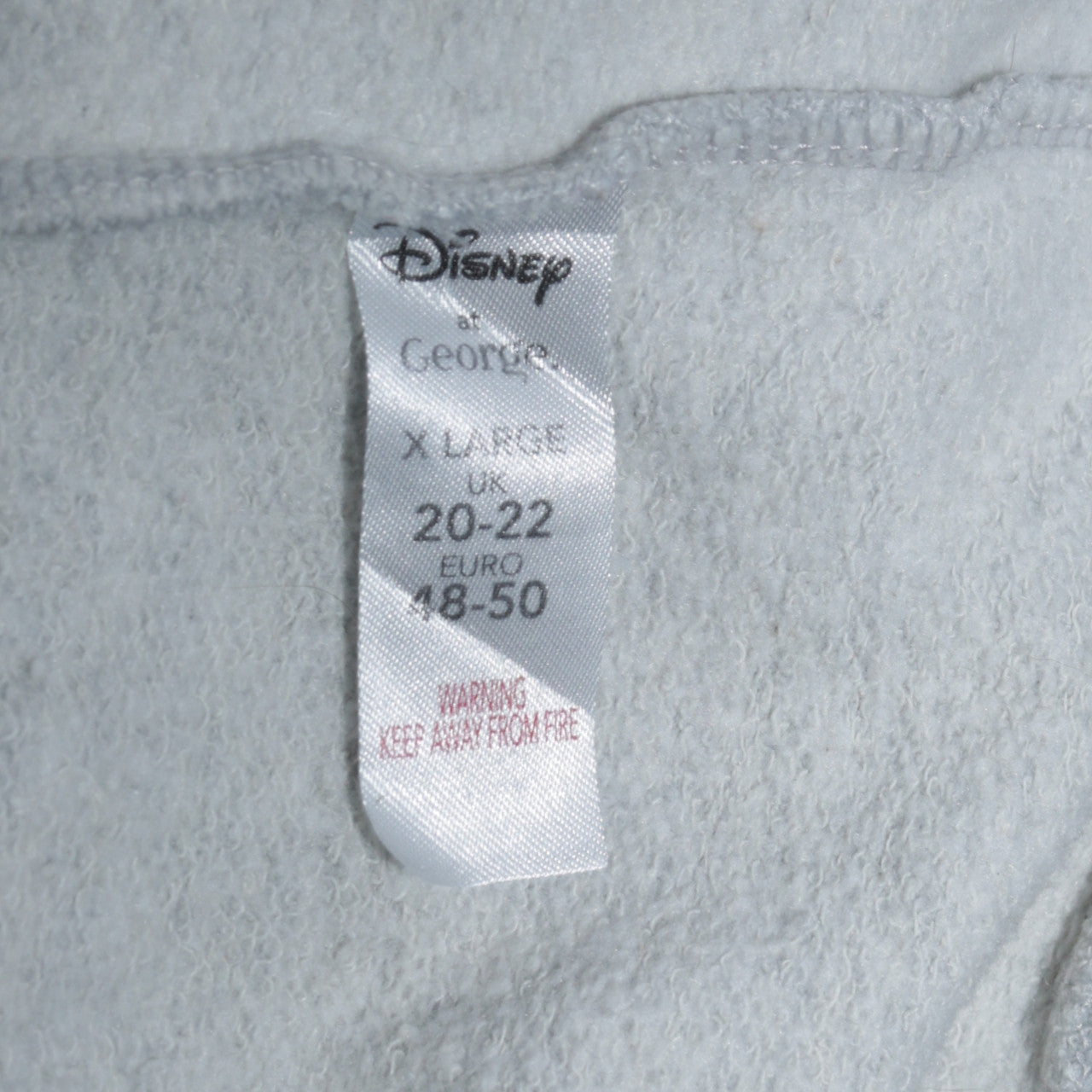 Disney at George Girls Grey Minnie Mouse Animal Print Pullover Sweatshirt XL