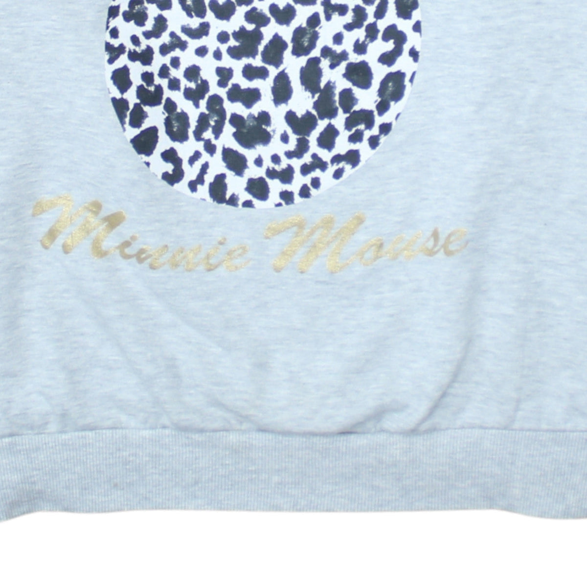 Disney at George Girls Grey Minnie Mouse Animal Print Pullover Sweatshirt XL