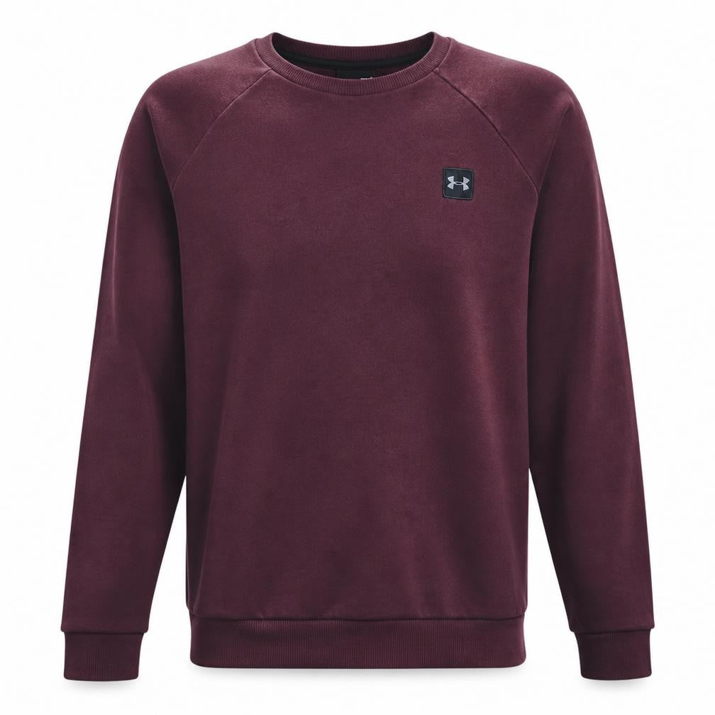 Under Armour Men's Brown Crew Neck Fleece Sweatshirt Medium